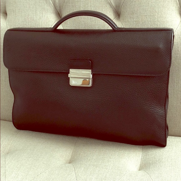 100% Authentic Leather Gucci Briefcase - Black - Picture 2 of 8